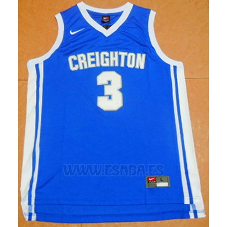 Camiseta NCAA Creighton Bluejays Doug McDermott #3 Azul